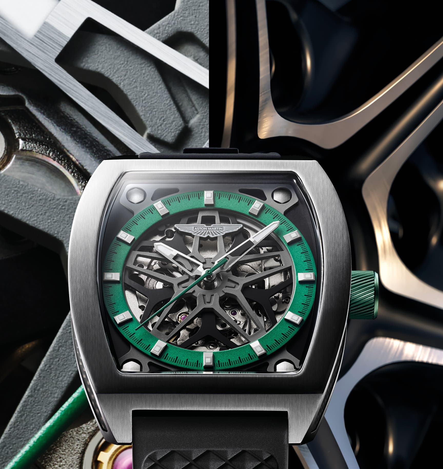 Aston Martin watch detail